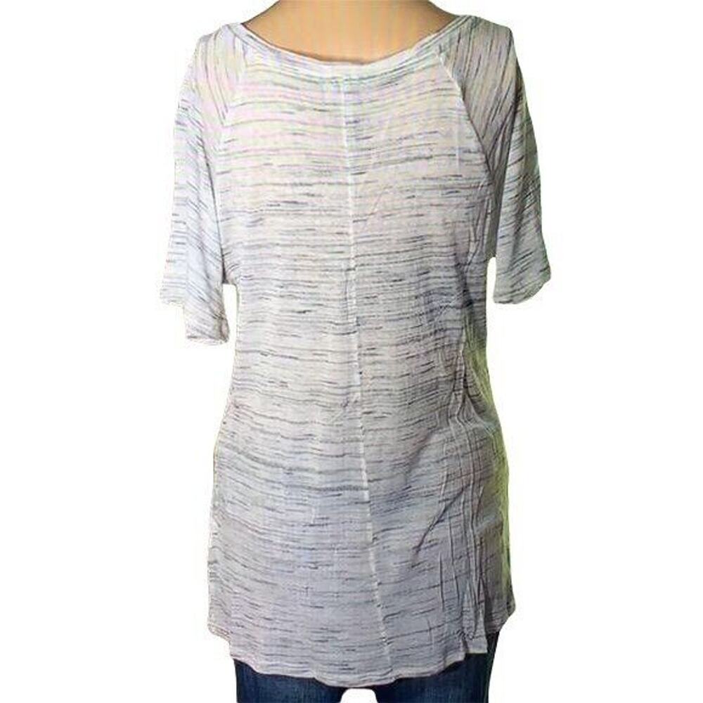 Calvin Klein Jeans Womens T Shirt Top Casual Short Sleeved Pullover Gray Medium - Picture 3 of 12